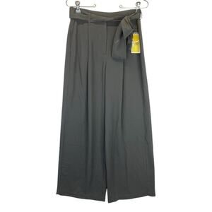 Michael Kors High Rise belted Wide Leg pants black - 2P